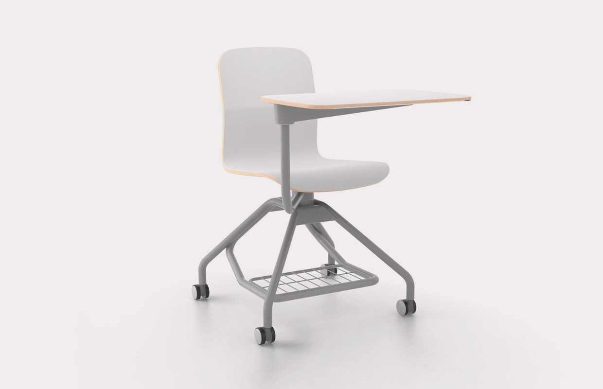 Silla escolar tapizada
